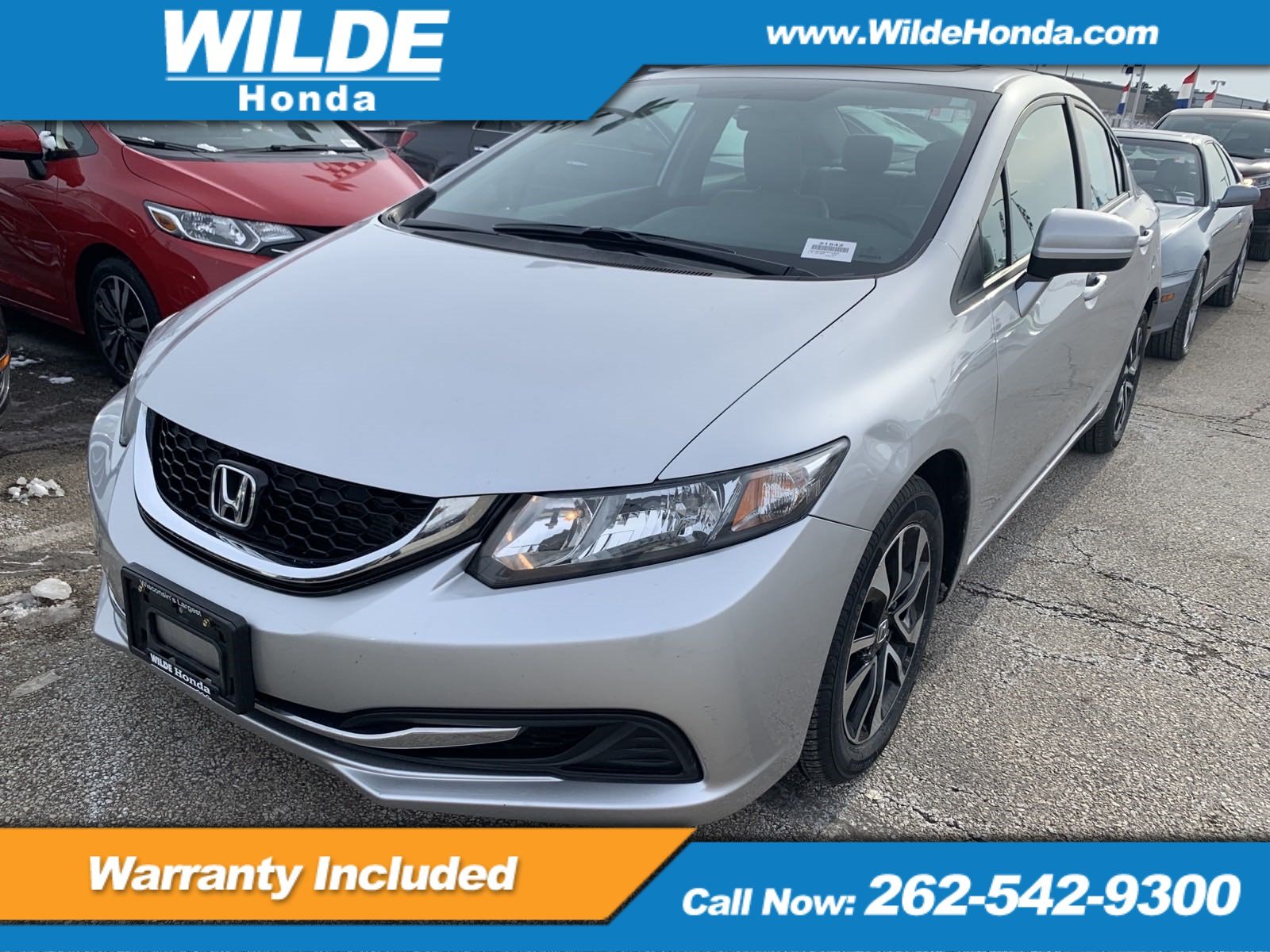 Certified Pre Owned 2015 Honda Civic Ex 4dr Car In 21542 Wilde