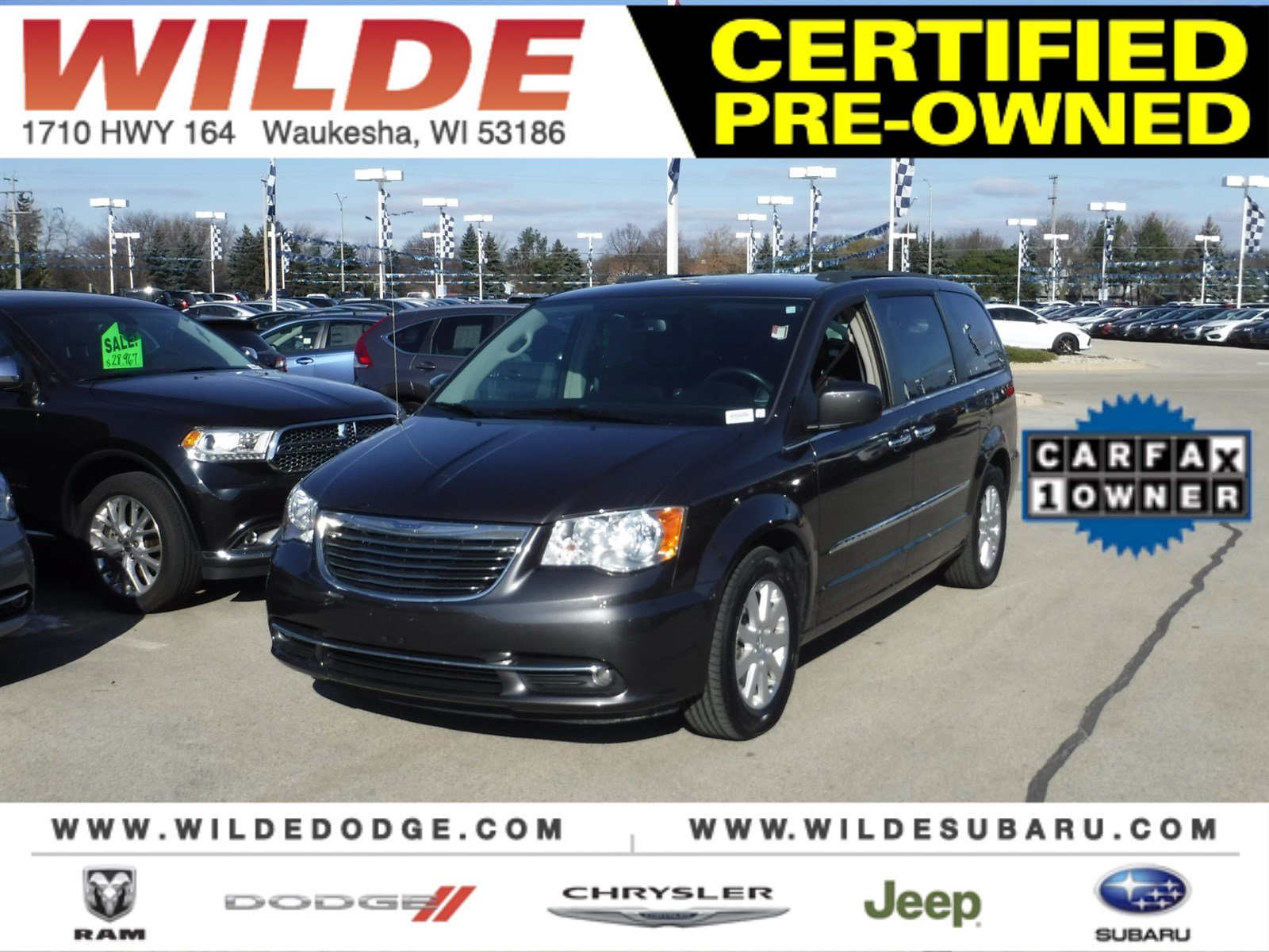 Certified Pre Owned 2016 Chrysler Town Country Touring Van Minivan Certified Pre Owned 2016 Chrysler Town Country Touring